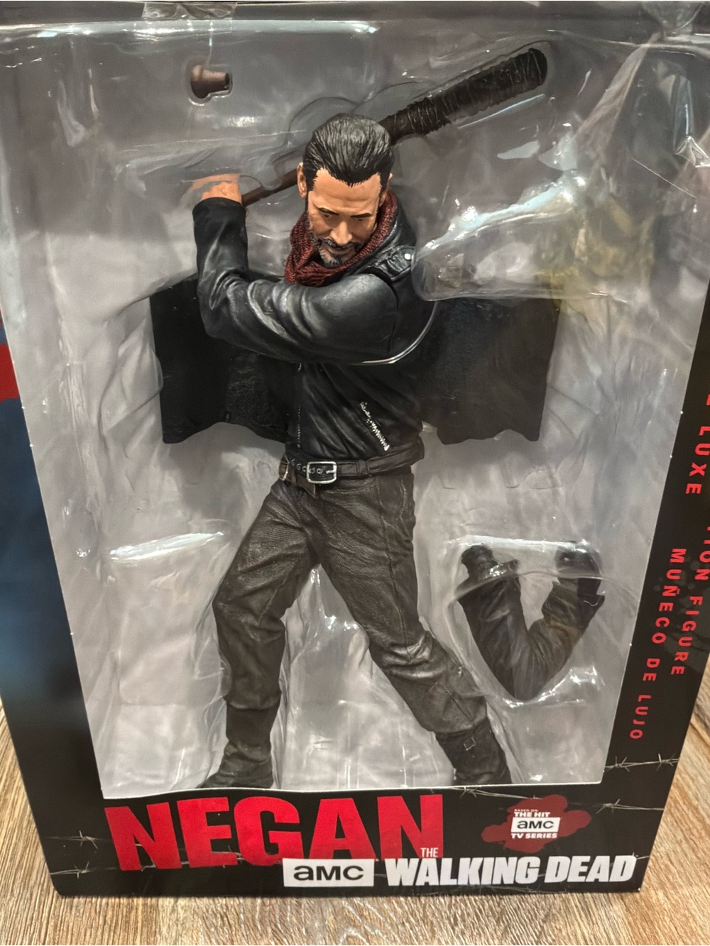 McFarlane Toys The Walking Dead Negan with Lucille 10-Inch Deluxe Figure Sealed